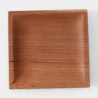 Тарелка квадратная, 15&times;15&times;2 см, тиковое дерево