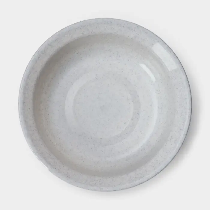 Тарелка глубокая ПластоС, 1 л, пластик, МИКС