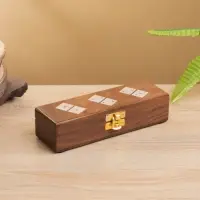 Настольная игра &laquo;Домино&raquo;, 17.5&times;5.5&times;4.5 см, дерево шишам, кость