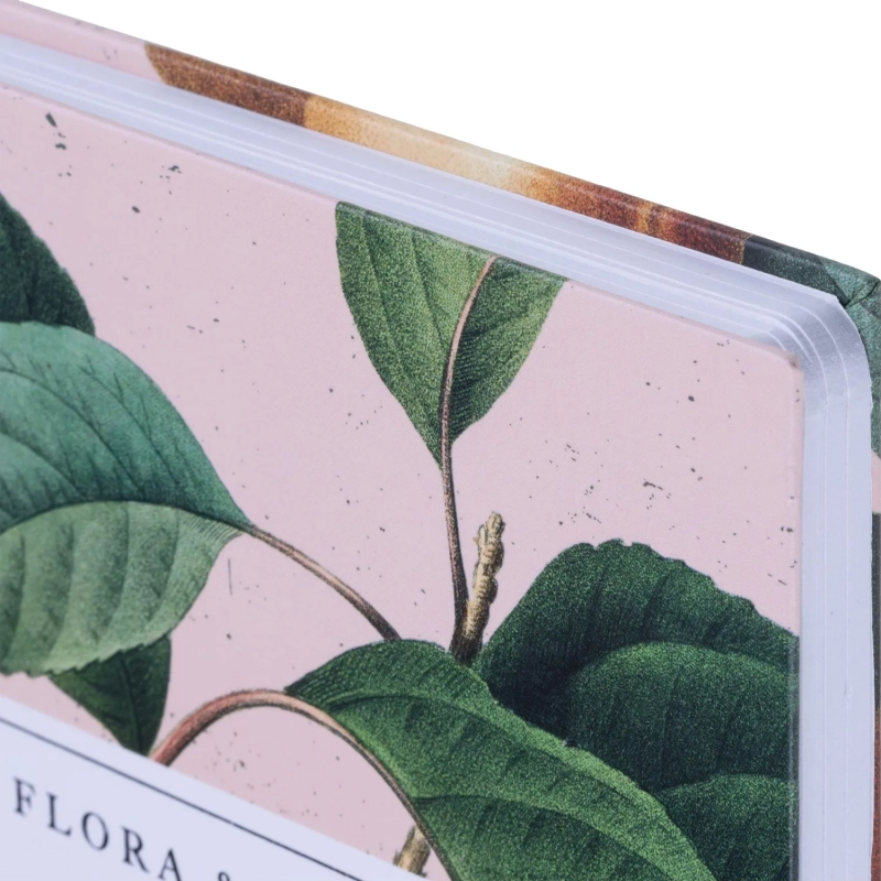 Бизнес-тетрадь, BS, А5, 120л., точка, твердый,спираль. Flora, персики N4211