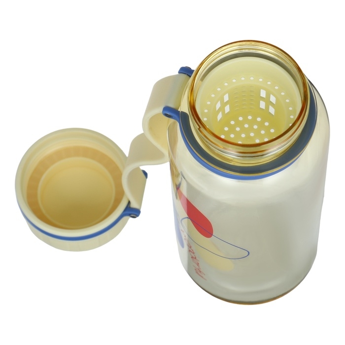 Бутылка для воды, 600 мл, 20 х 7 см, с ситом, зеленая Бутылка для воды, 600 мл, 20 х 7 см, с ситом, зеленая