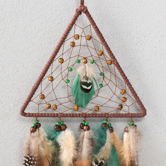 Ловец снов "Треугольник. Лесная сказка" 60х18 см