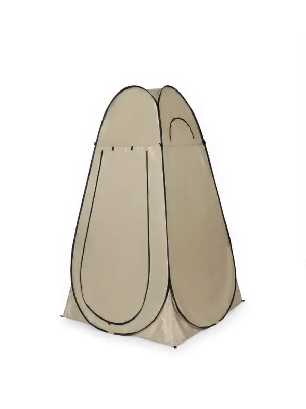 Палатка туристическая для душа и туалета maclay, 120&times;120&times;195 см, автоматическая, трекинговая, однослойная, бежевая