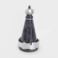 Подставка для украшений Magistro Aleo, 5&times;12 см, мрамор, серая