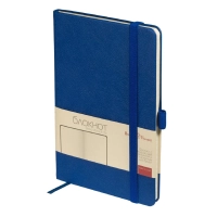 Блокнот А5 80л Bruno Visconti CITY на резинке синий 3-698/06