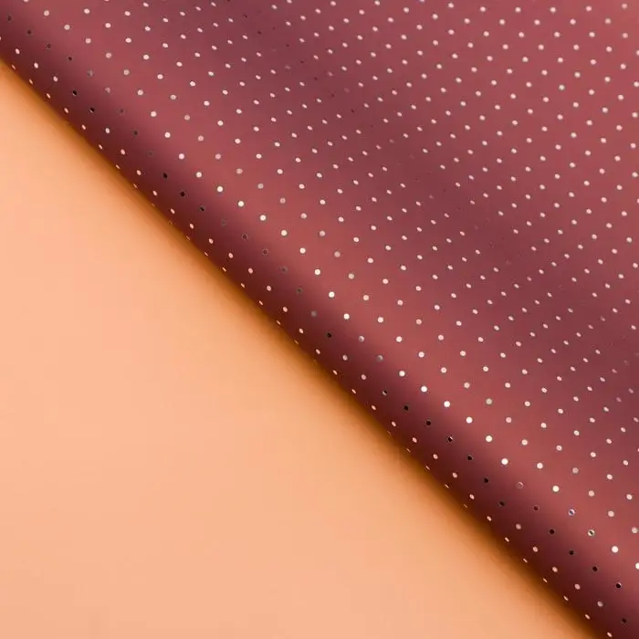 Плёнка матовая «Серебристый горох» песочный, бобовый, 0.58×0.58 м