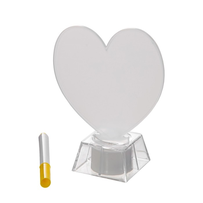 Ночник Ночник "Сердечко" LED 3хAG10 10х10х13 см