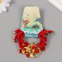 Браслет - талисман фэншуй &laquo;Растительный узор&raquo;, набор 5 шт., регулируемая длина