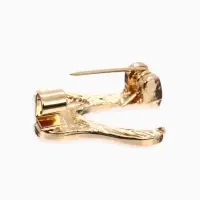 Брошь &laquo;Зуб&raquo;, цвет золото