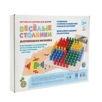 Мозаика деревянная Десятое Королевство &laquo;Весёлые столбики&raquo;