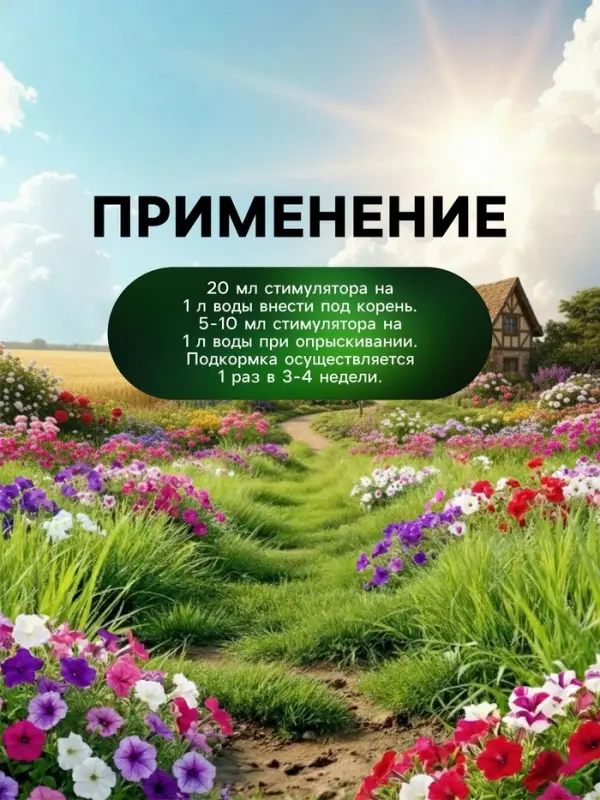 Стимулятор бутонизации и цветения Greenlife, 250 мл
