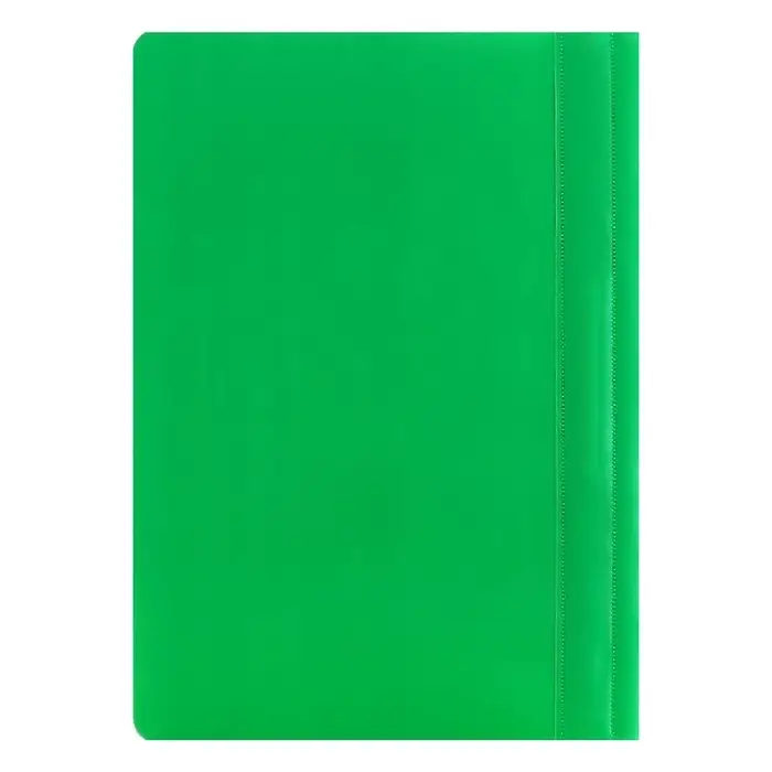 Набор папок-скоросшивателей А4, 5 штук, Calligrata, 180 мкм, с прозрачным верхом, зелёный