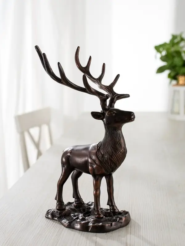 Сувенир &laquo;Олень&raquo;, 17&times;16&times;34 см, алюминий