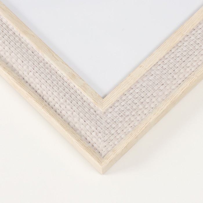 Фоторамка пластик 30х40 см Фоторамка пластик 30х40 см "Плетение" серая со светлой обводкой 44,6х34,6х1 см