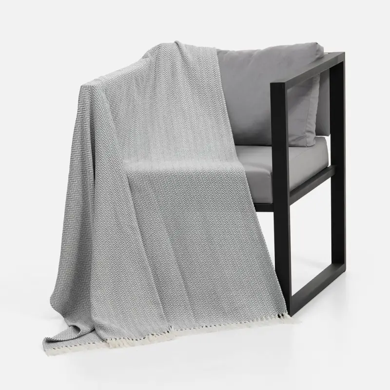 Плед Landour, серый