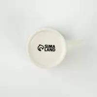 Кружка новогодняя керамическая &laquo;Зимние узоры&raquo;, 385 мл, ручная работа