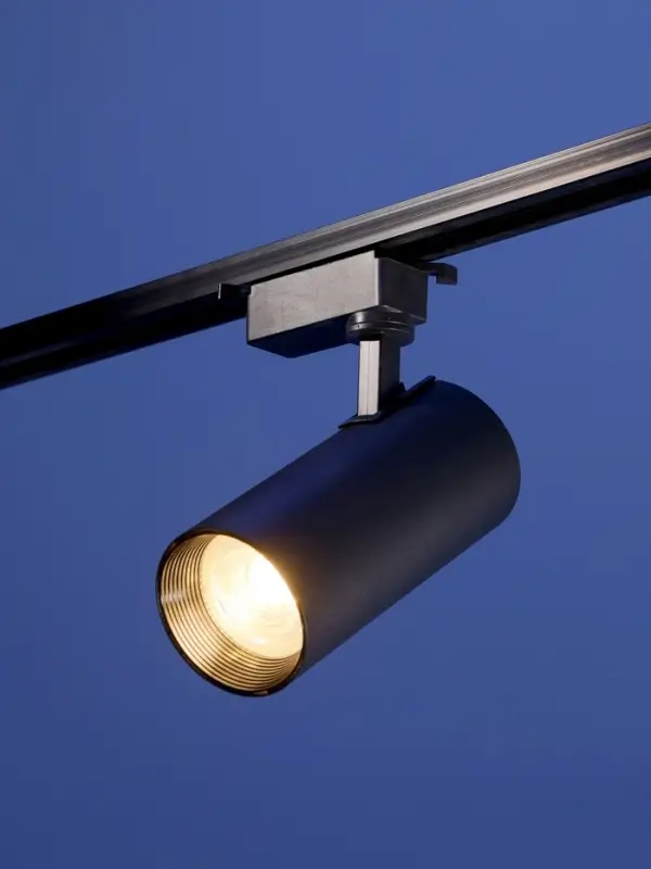Трековый светильник Luazon lighting, TSL-013, 30 Вт, 2100 Лм, 2800K, чёрный, свечение тёплое белое