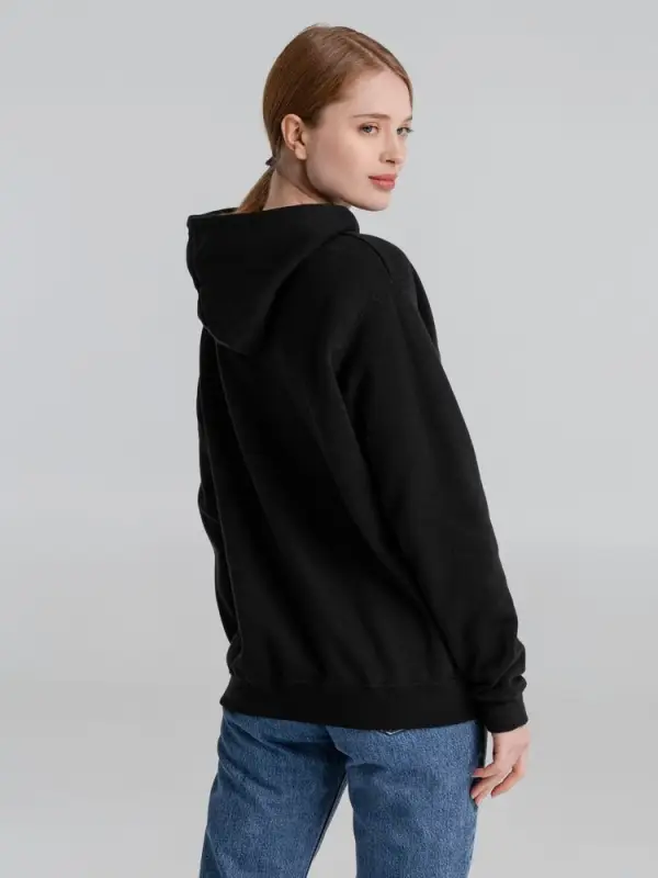 Толстовка с капюшоном Slam 320, черная, размер XS