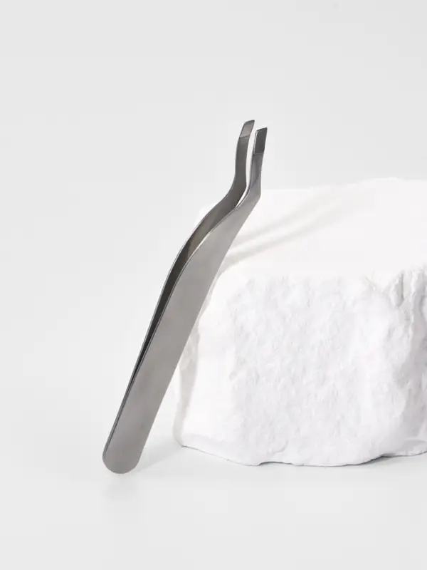 Пинцет скошенный, узкий, 9 см