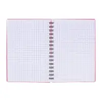 Тетрадь на спирали ErichKrause. Classic А6, 60 листов, в клетку, пластиковая обложка, блок офсет, МИКС