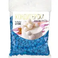 Снежинки перламутровые, синие, 50 г Снежинки перламутровые, синие, 50 г