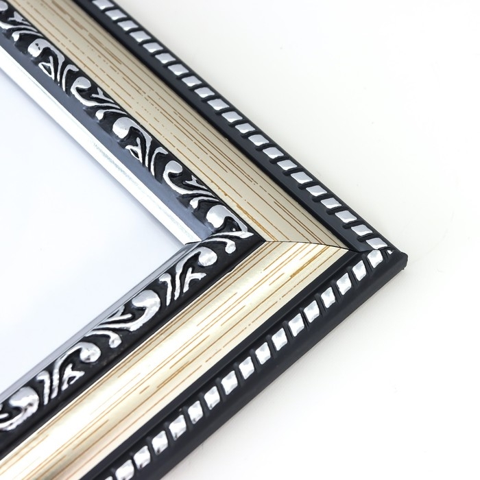 Фоторамка пластик Фоторамка пластик "Gallery" 25х25 см серебро (пластиковый экран)