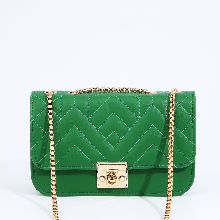 Сумка-мессенджер на клапане, цвет зелёный Сумка-мессенджер на клапане, цвет зелёный