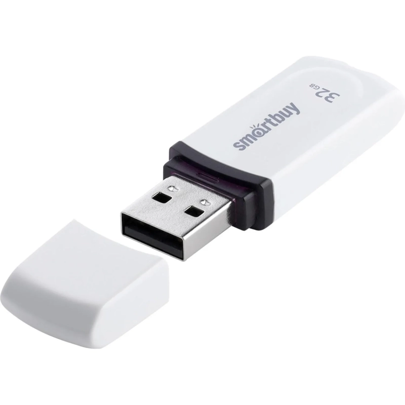 Флеш-память Smartbuy UFD 32GB Paean White (SB32GBPN-W)
