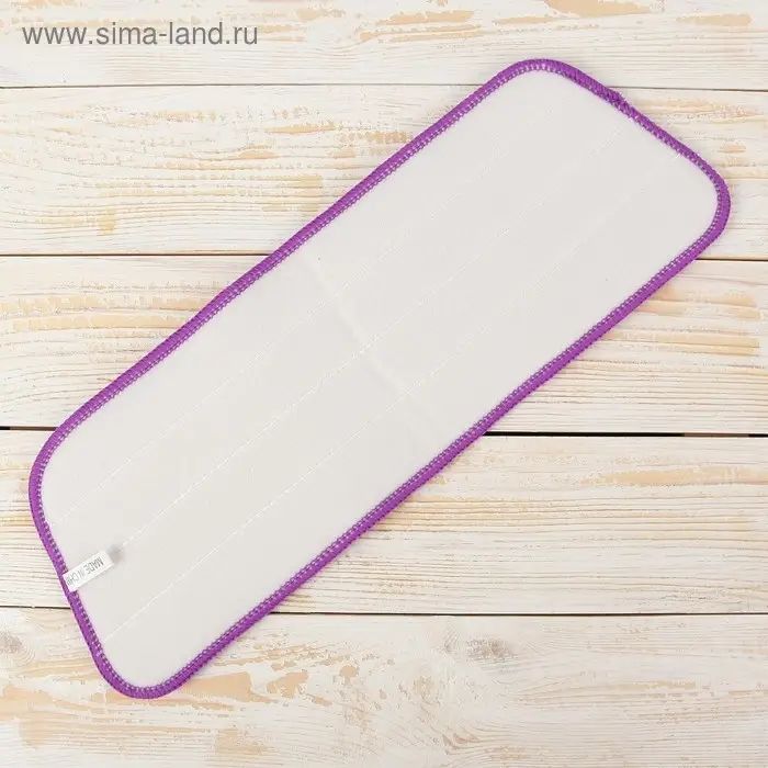 Насадка для плоской швабры с распылителем, 42&times;14 см, микрофибра, цвет МИКС