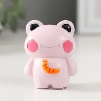 Фигурка полистоун &laquo;Лягушка с гусеницей&raquo;, 2.5&times;3.5&times;5 см, МИКС