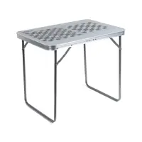 Стол туристический складной, 70&times;50&times;60 см, пластик, цвет металлик с принтом шахматная доска