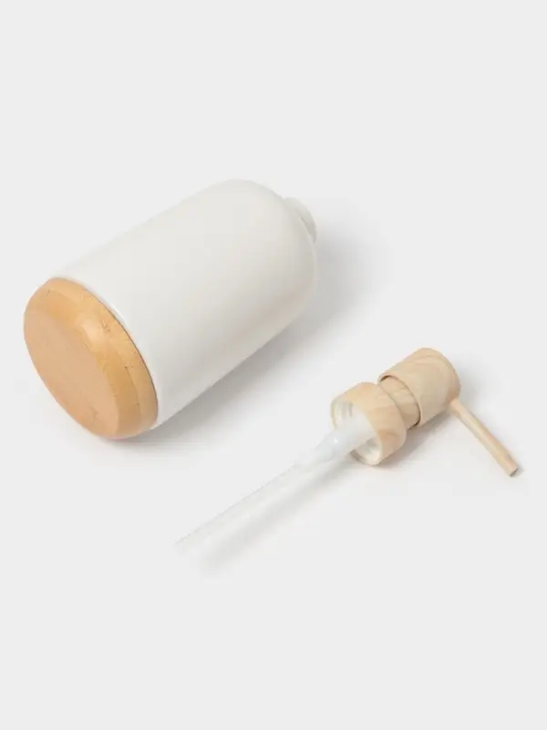 Аксессуары для ванной &laquo;Эко&raquo;, 4 предмета, мыльница, дозатор для мыла, 2 стакана, белые