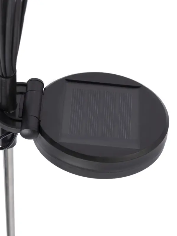 Садовый светильник &laquo;Шарики&raquo;, уличный, на солнечной батарее, 68 см, 10 LED, свечение мульти