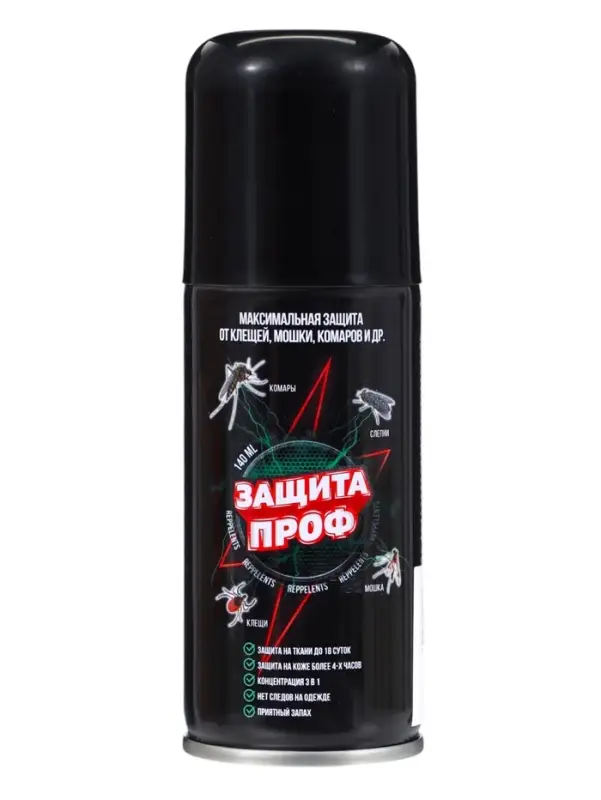 Аэрозоль от насекомых репеллентный &laquo;Защита Проф&raquo; (DEET 25%) 140 мл