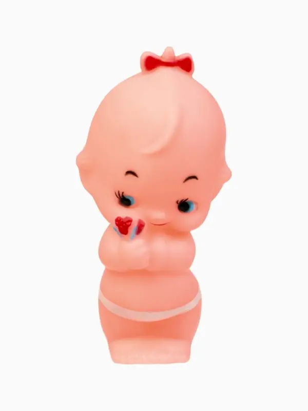 Резиновая игрушка для ванны Крошка Я &laquo;Девочка&raquo;, с пищалкой, 1 шт.