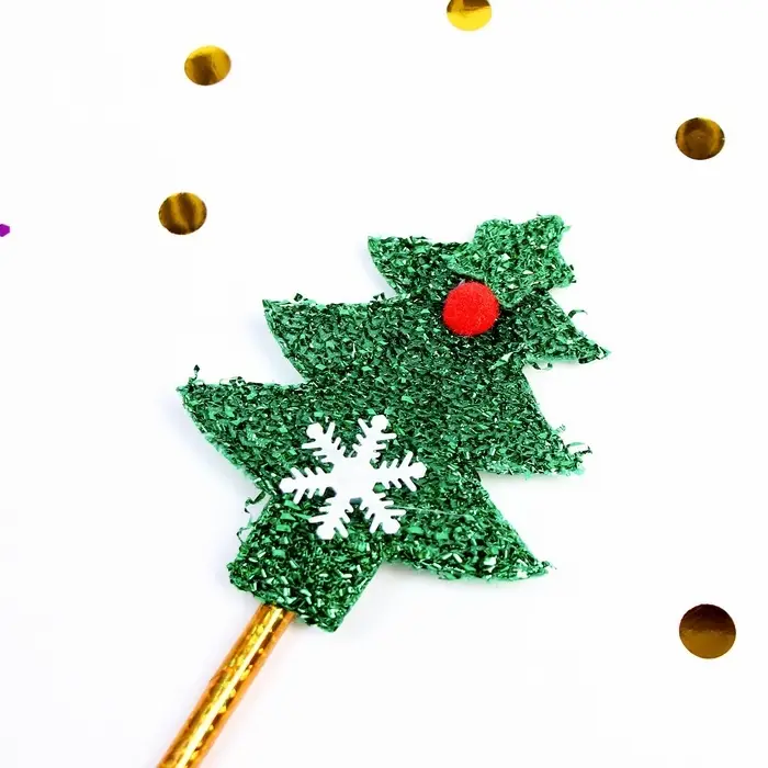 Ручка-прикол Calligrata &laquo;Ёлочка&raquo;, синий стержень, шариковая, МИКС