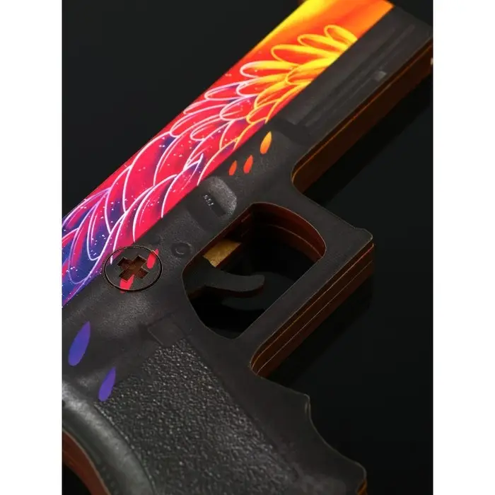 Сувенир деревянный пистолет «Перья», ВБ, 20 х 13 см Сувенир деревянный пистолет «Перья», ВБ, 20 х 13 см