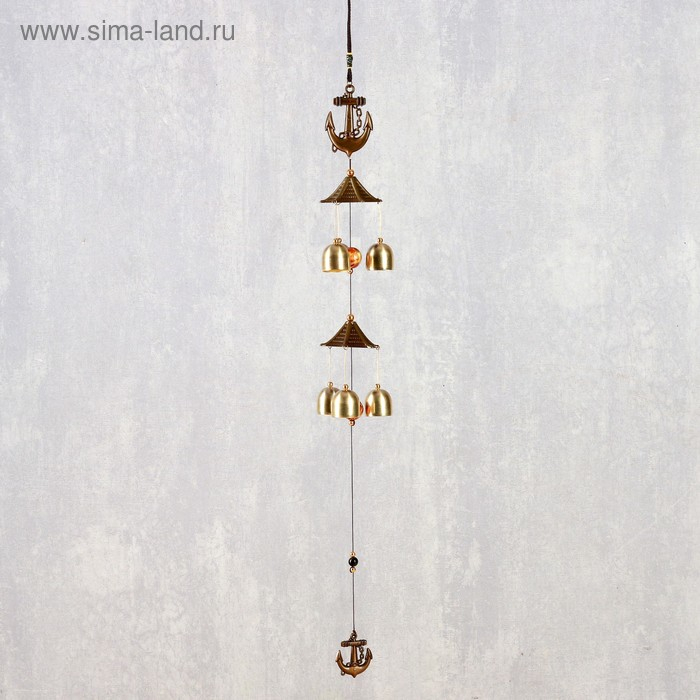 Музыка ветра металл Музыка ветра металл "Якорь" 6 колокольчиков 60 см