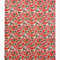 Бумага упаковочная &laquo;Новый год&raquo; 70&times;100 см, Чебурашка