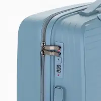 Чемодан на колёсах, 24", кодовый замок, 40&times;24&times;65 см, голубой