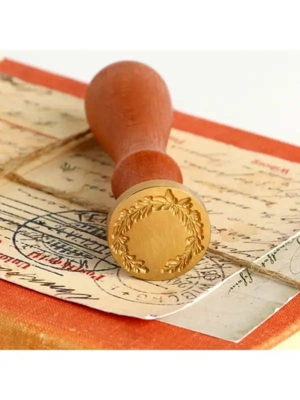 Сургучная печать &laquo;Венок&raquo;, 12.5&times;4&times;4 см