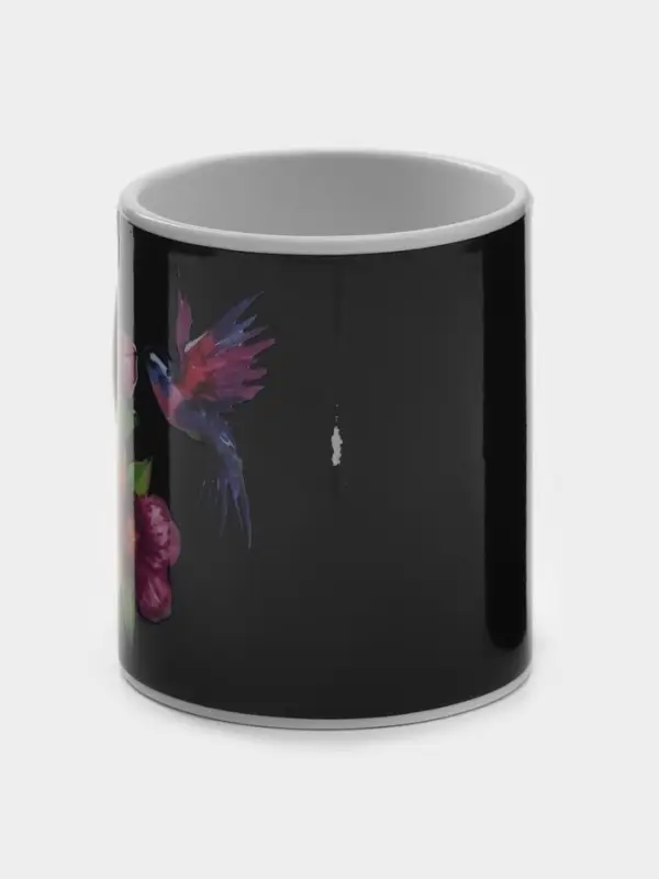 Кружка - хамелеон Доляна &laquo;Колибри&raquo;, 350 мл, керамика, небольшие дефекты