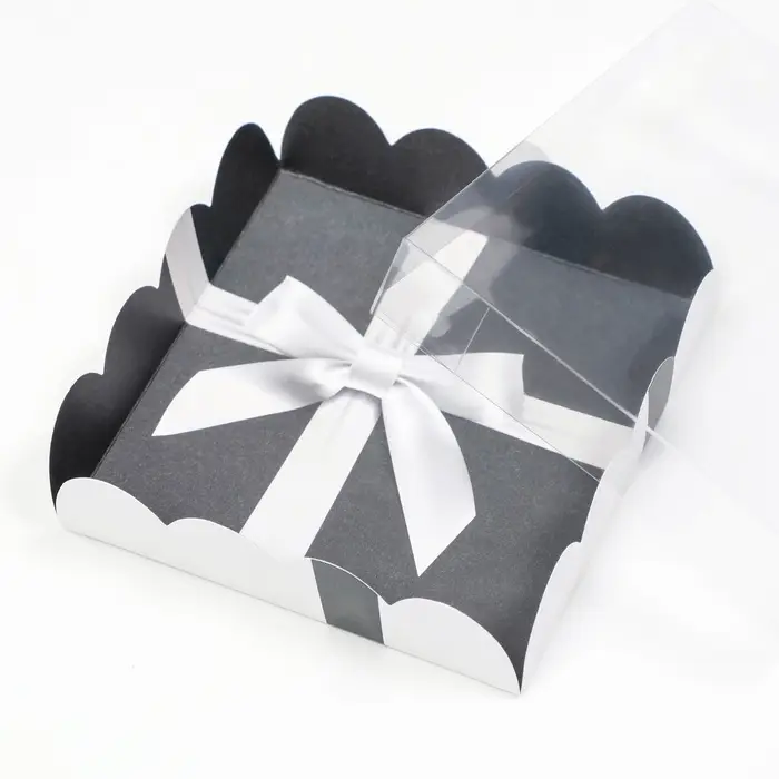 Коробка для печенья, «Презент», 12×12×3 см