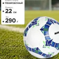 Футбольный мяч Minsa FB100 HS, ручная сшивка, 32 панели, размер 5