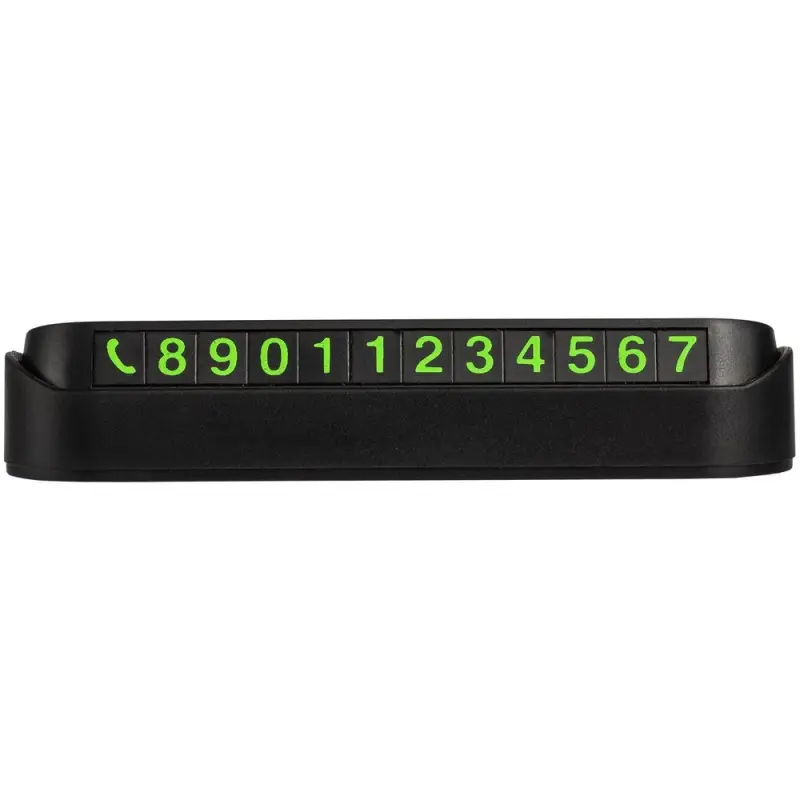 Парковочная визитка Litera, черная Парковочная визитка Litera, черная