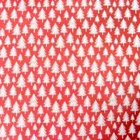 Бумага упаковочная новогодняя "Белый медвежонок", глянец, двусторонняя, 80 г/м2 , 50 х 70 см.