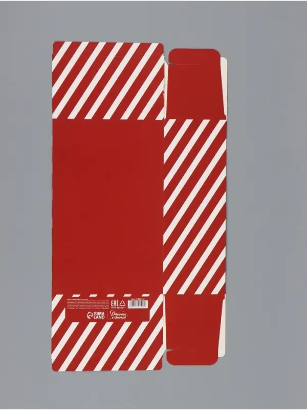 Коробка - конфета подарочная &laquo;С Новым годом&raquo;, 14&times;22&times;8 см, самосборная