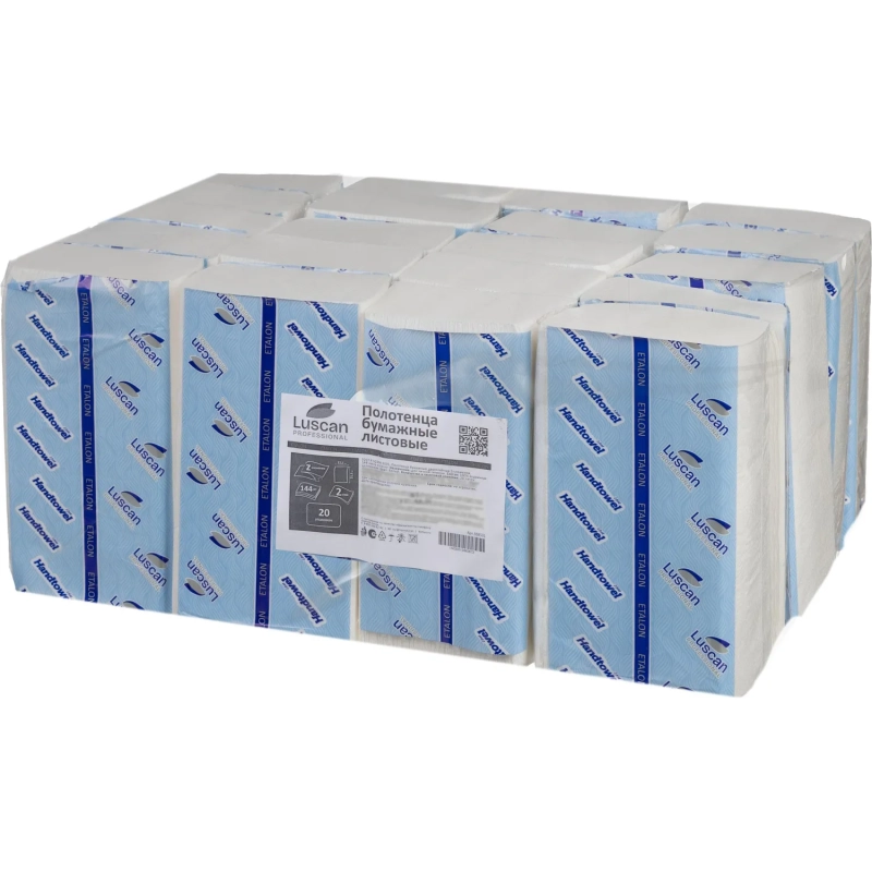 Полотенца бумажные д/дисп. Luscan Professional Z слож2 сл144л20пач/уп