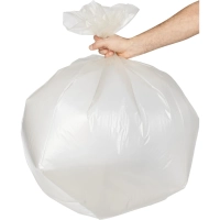 Мешки для мусора ПВД 160л 60мкм 10шт/рул прозрачные 90x110см Luscan