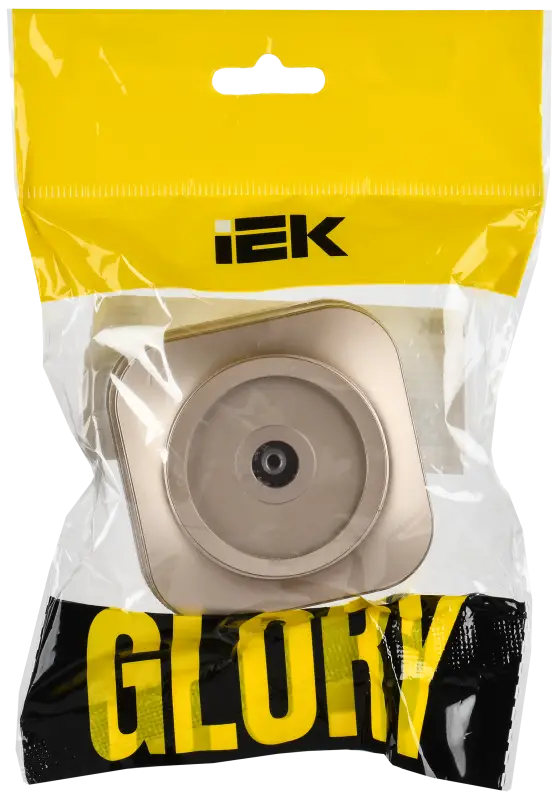 GLORY Розетка для открытой установки TV РТВ20-ХШм шампань матовый IEK GLORY Розетка для открытой установки TV РТВ20-ХШм шампань матовый IEK